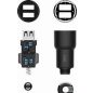 Xiaomi Roidmi Autós Dual Töltő 5v 2.4A Max 3.4A