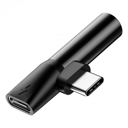 Baseus USB-C to Jack Átalakító Fekete