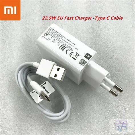 Xiaomi MDY-11-EP USB Hálózati töltő+ Typ C Adatkábel