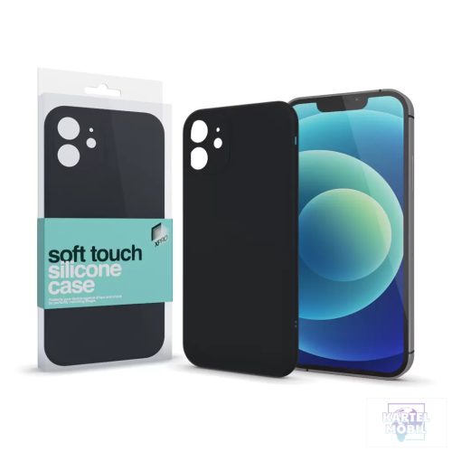 XPRO™ Soft Touch szilikon tok Slim Fekete Huawei P30 Lite készülékhez