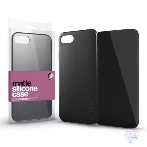 XPRO™ Szilikon matte tok ultravékony fekete Apple iPhone 15 készülékhez