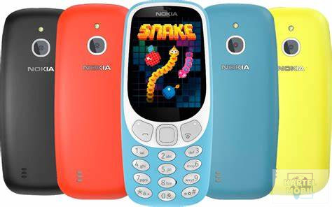 Nokia 3310 Dual Kártyafüggetlen Fekete/Narancs színben Használt