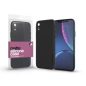 XPRO Szilikon Matte Tok Ultravékony Apple iPhone XR Készülékhez Fekete Színben