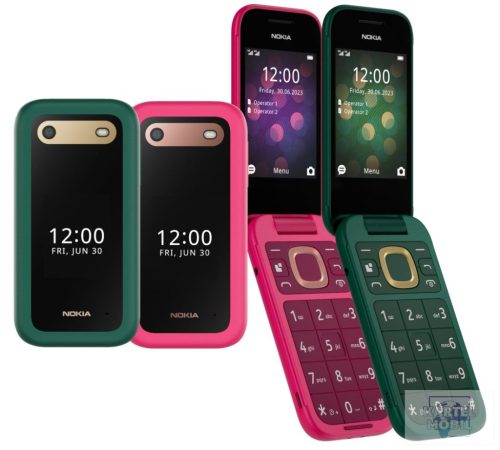  Nokia 2660 Flip Dual Kártyafüggetlen Zöld/Fekete színben